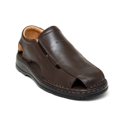 LEATHER SANDAL - 4007 BROWN