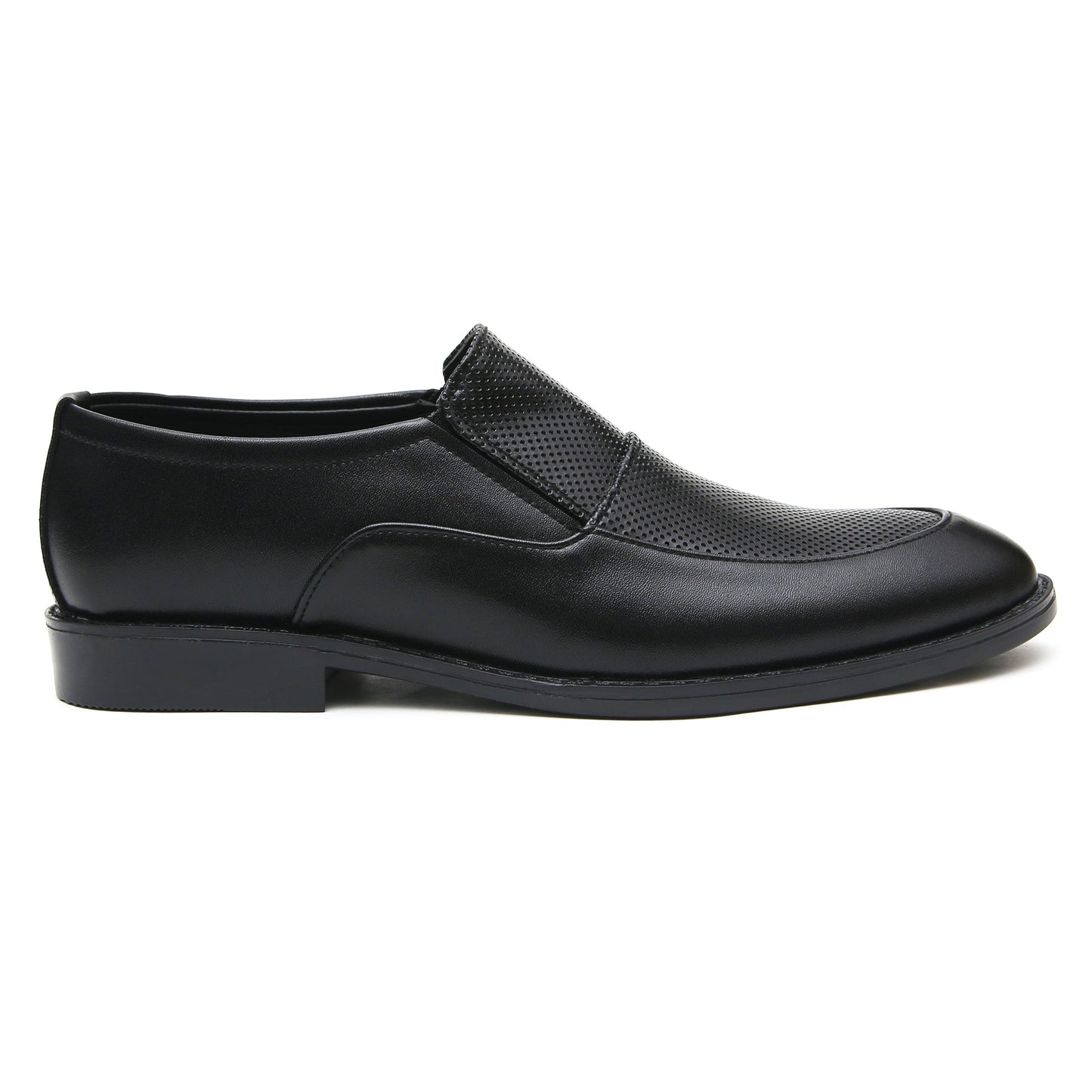 LEATHER SHOES - FC-1-2-8016 BLACK