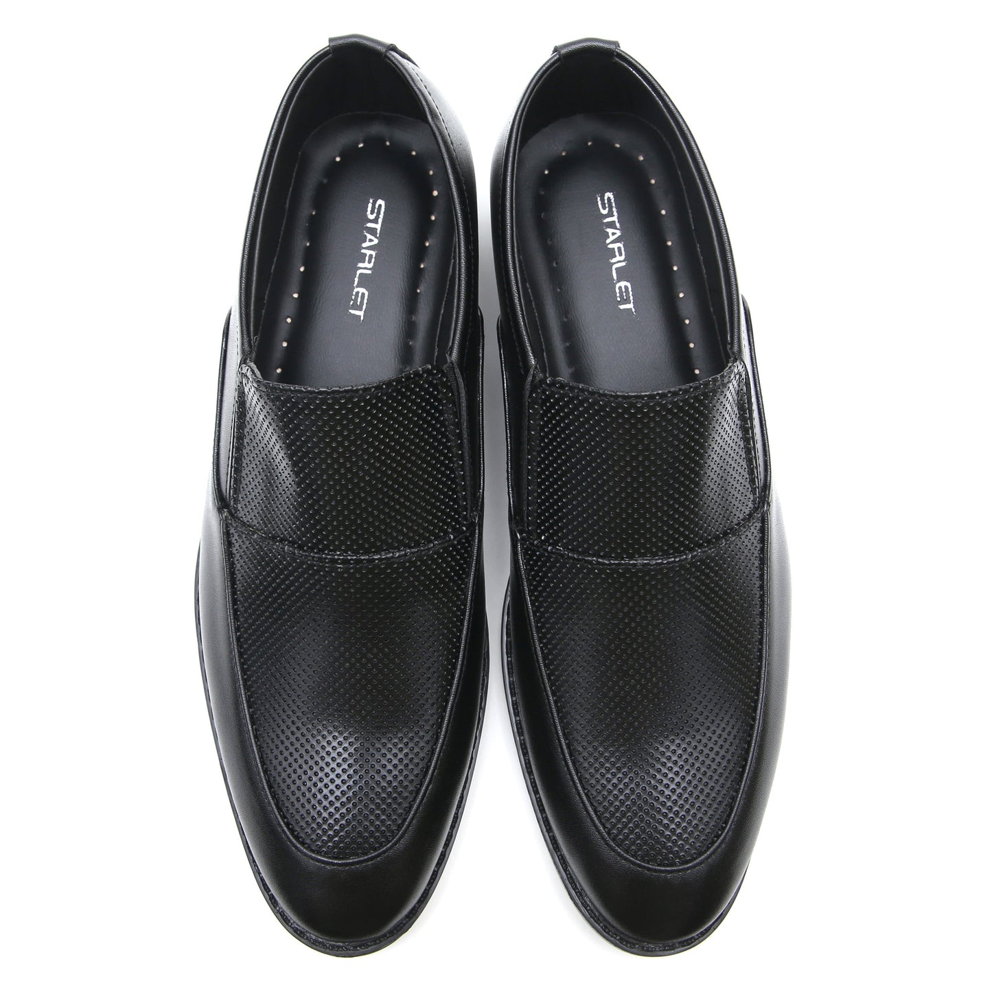 LEATHER SHOES - FC-1-2-8016 BLACK