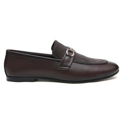 LEATHER SHOES - FC-1-2-8025 BROWN
