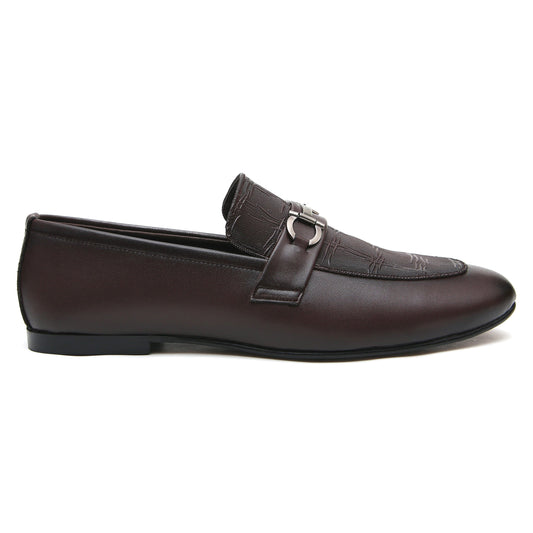 LEATHER SHOES - FC-1-2-8025 BROWN