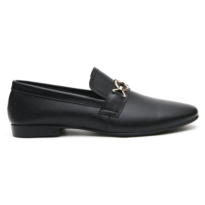 LEATHER SHOES - FC-1-2-8022 BLACK