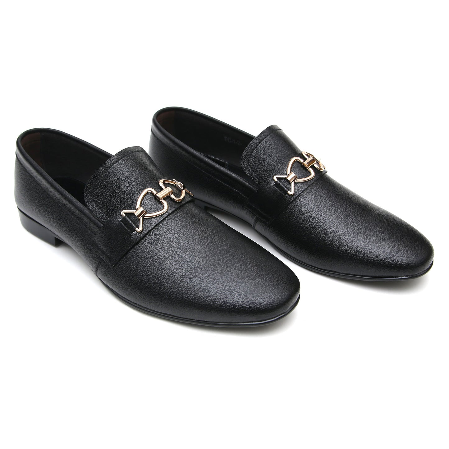 LEATHER SHOES - FC-1-2-8022 BLACK