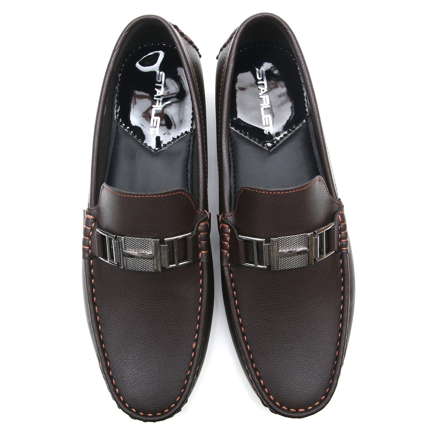 LEATHER SHOES - FC-1-2-3002 BROWN