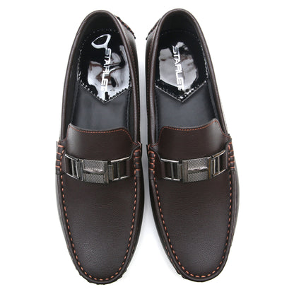 LEATHER SHOES - FC-1-2-3002 BROWN