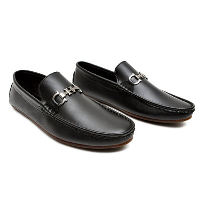 LEATHER SHOES - FC-1-2-3005 BLACK