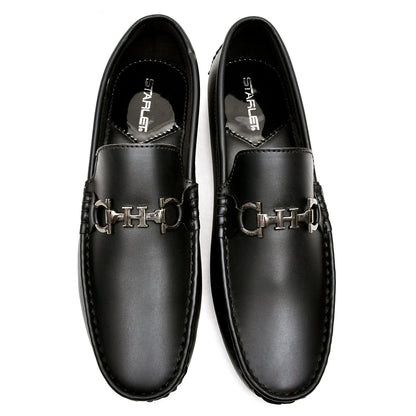 LEATHER SHOES - FC-1-2-3005 BLACK