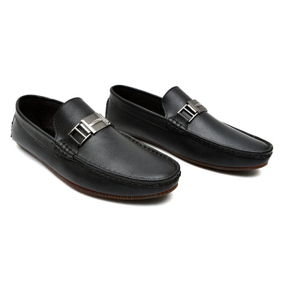 LEATHER SHOES - FC-1-2-3002 BLACK