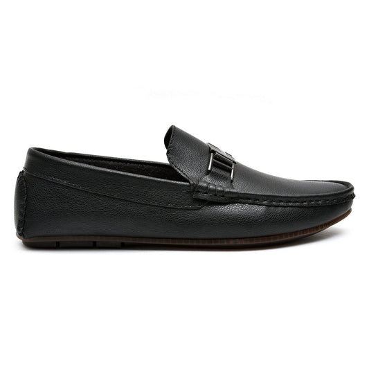 LEATHER SHOES - FC-1-2-3002 BLACK