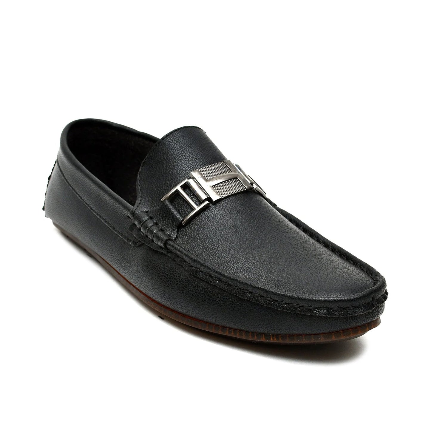 LEATHER SHOES - FC-1-2-3002 BLACK