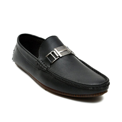 LEATHER SHOES - FC-1-2-3002 BLACK