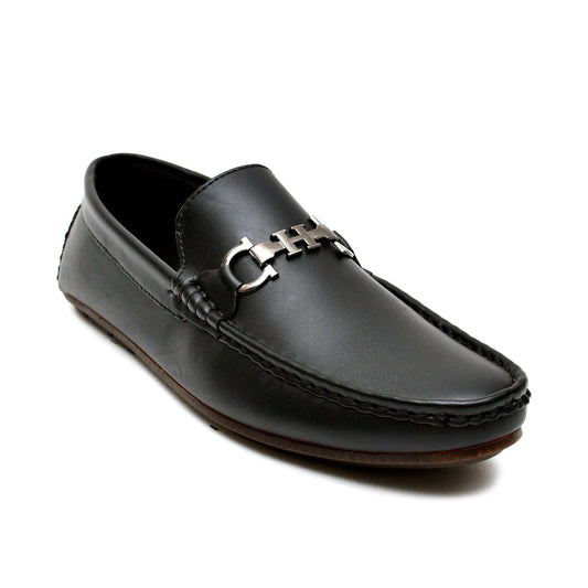 LEATHER SHOES - FC-1-2-3005 BLACK