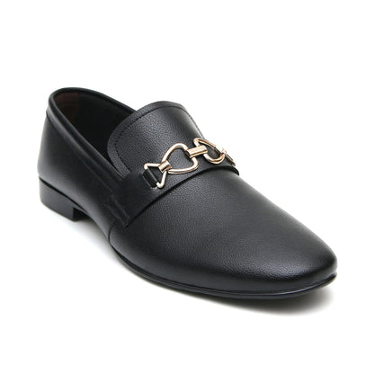 LEATHER SHOES - FC-1-2-8022 BLACK