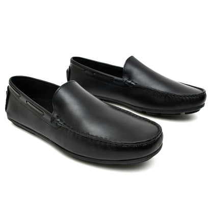 LEATHER SHOES - ND-003 BLACK
