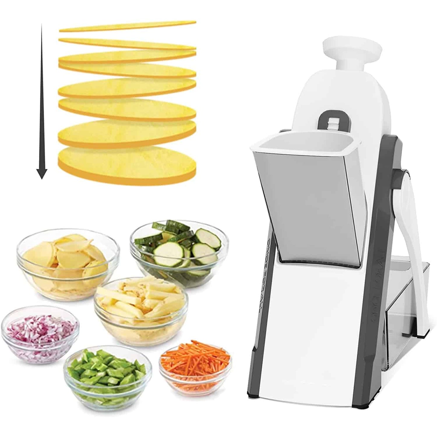 Safe Slicer Vegetable Cutter|Slicer Makes Work Fast And Easy