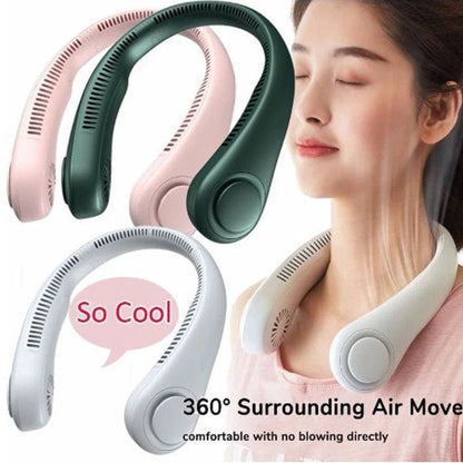 Rechargeable Fan and Hands-free Neck Fan| USB Cooling Fan