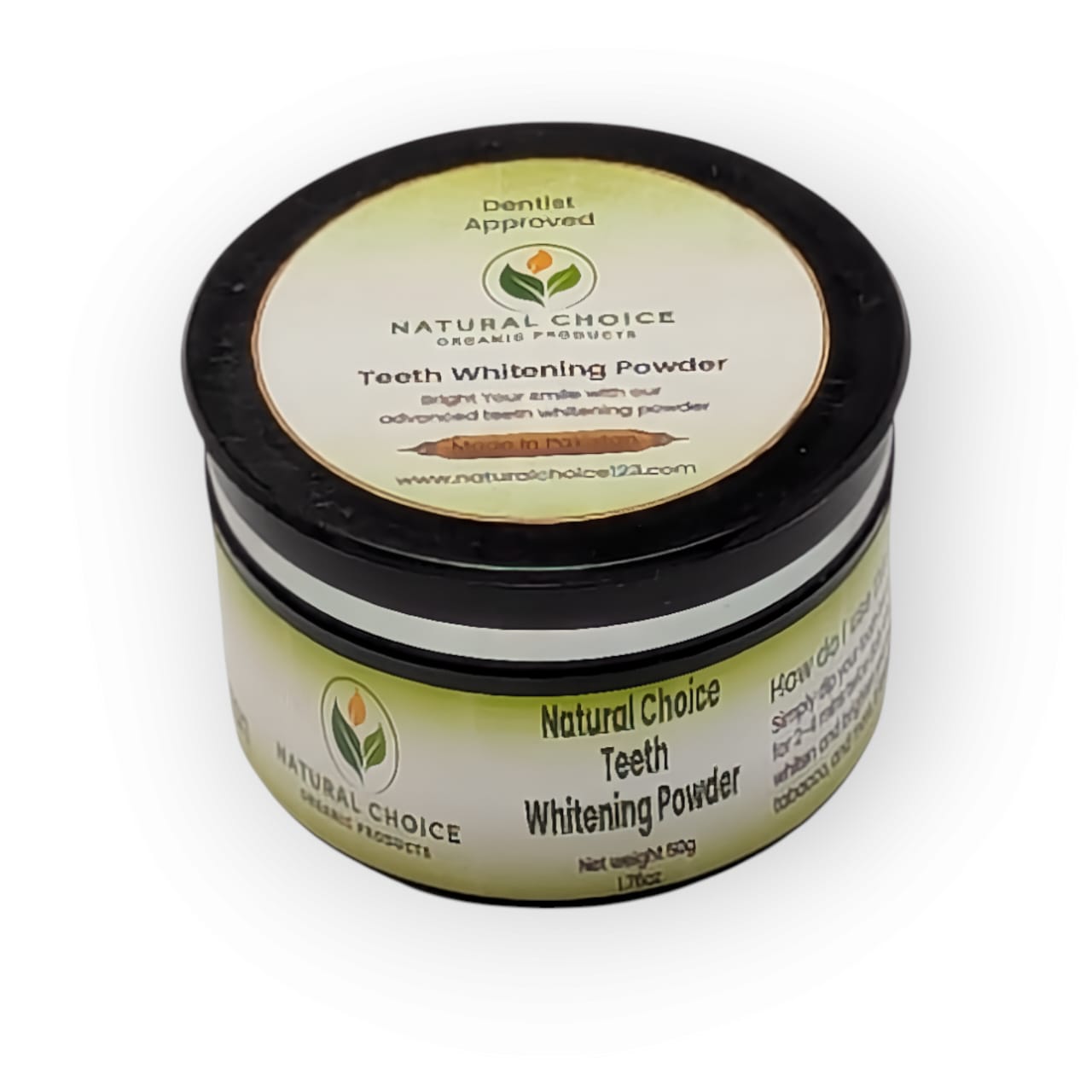 Natural Choice Organic Teeth Whitening Powder